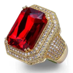 Sinterklaasring Ruby Deluxe