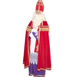 Sint polyesterfluweel met kokermijter