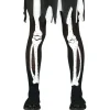 Skeleton leggings kinderen