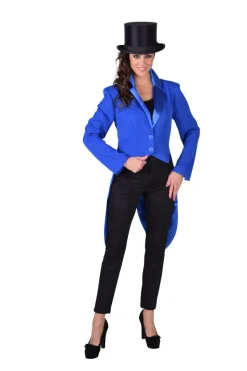 Slipjas voor Dames Cabaret - blauw