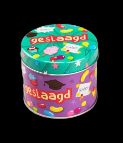 Snoepblikjes geslaagd school
