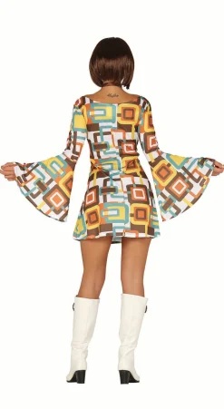 70s retro disco jurk
