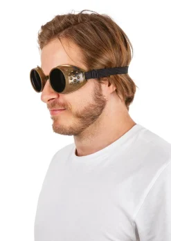Steampunk bril koper