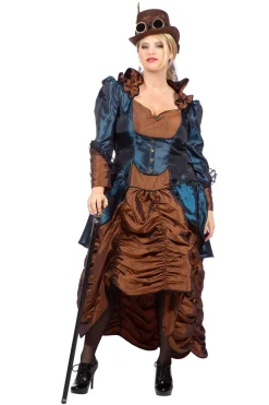 Steampunk Damesjurk deluxe