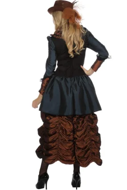 Steampunk Damesjurk deluxe