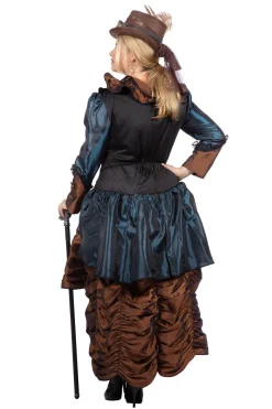 Steampunk Damesjurk deluxe