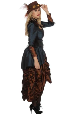 Steampunk Damesjurk deluxe