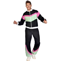 80s Trainingspak Zwart