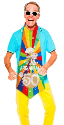 Stropdas ''Abraham Knalfeest'' - XXL