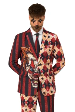 Suitmeister Scary Clown Red Herenkostuum
