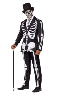 Suitmeister Skeleton Grunge Black Herenkostuum