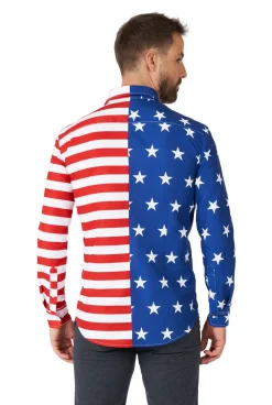 Suitmeister USA Flag blouse