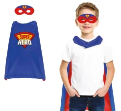 Superheld cape met oogmasker