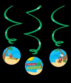 Swirl decorations Pensioen cartoon