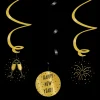 Swirl decorations - Happy new year!