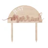 Taartdecoratie Married acryl