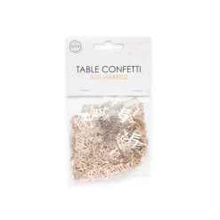 Tafelconfetti Just married