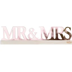 Tafeldecoratie Mr & Mrs acryl