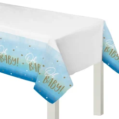 Tafelkleed plastic oh baby boy - girl 137x259cm