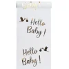Tafelloper Hello Baby Elegance 28x500cm