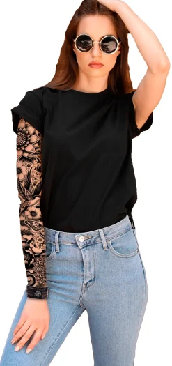 Tatoeage mouw Black & White