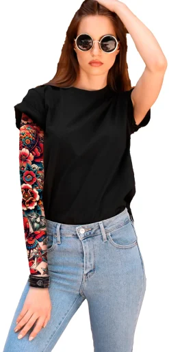 Tatoeage mouw Colorfull