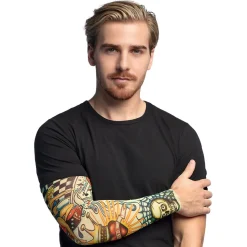 Tatoeage mouw Lucky Gambler