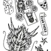 Tattoos Hope monochrome