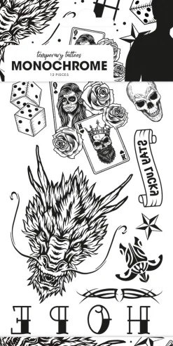 Tattoos Hope monochrome