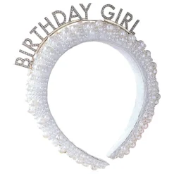 Tiara Birthday Girl Pearls