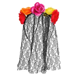 Tiara bloemen Day of the Dead