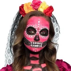 Tiara bloemen Day of the Dead
