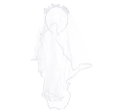 Tiara witten rozen bruid
