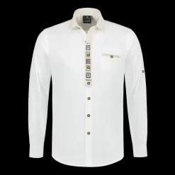 Tiroler blouse linnen wit