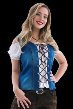 Tiroler damesblouse jeans