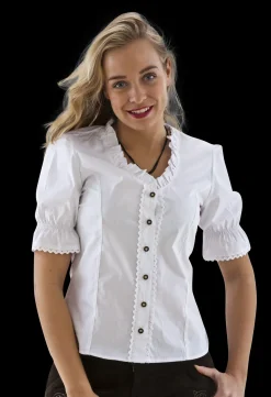 Tiroler damesblouse Mila wit