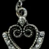 Trachten hanger hart met strass