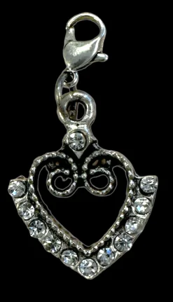 Trachten hanger hart met strass