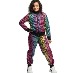 Trainingspak Regenboogpanter kinderen