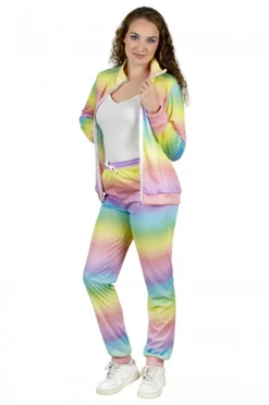 Trainingspak Regenboog Pastel dames