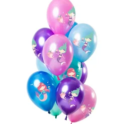 Trosje ballonnen Zeemeermin 12st