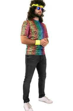 T-shirt neon panter unisex