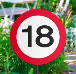 Tuinbord Verkeersbord leeftijden