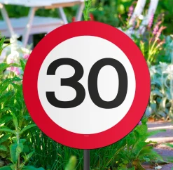Tuinbord Verkeersbord leeftijden