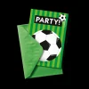 Uitnodigingskaarten Voetbal Party