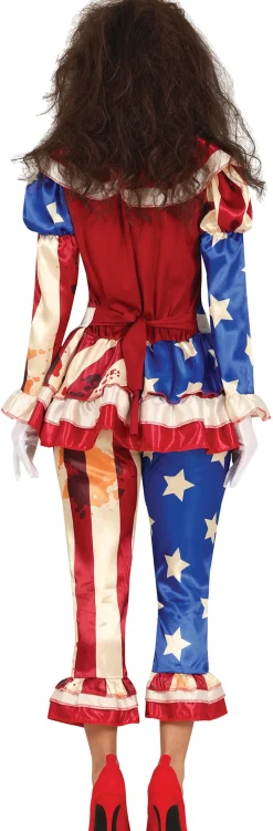 USA killer clown kostuum Dames