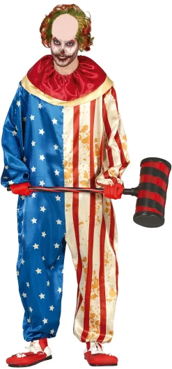 USA killer clown kostuum heren
