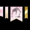 Vaantjes slinger baby safari pink 4m
