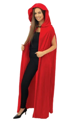 Velvet Cape met Capuchon 150cm