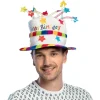 Verjaardagshoed Rainbow pie Happy Birthday
